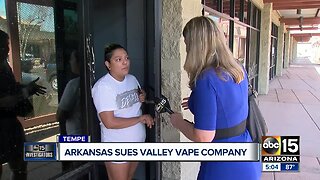 Arkansas sues Valley vape company