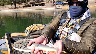 Fly Fishing New Mexico | Float Tube Action