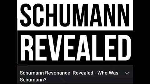 WHAT is Schumann Resonance, & WHO was Schumann? We are Energy beings