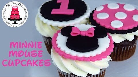 Minnie Mouse Cupcake Toppers - How To With The Icing Artist The Icing Artist