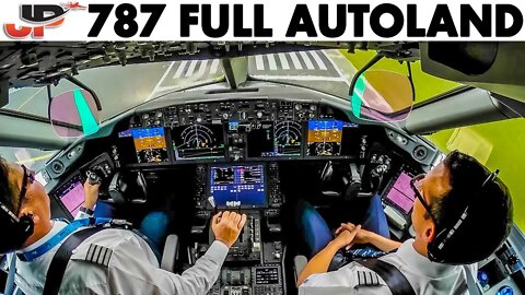 Boeing 787 AUTOLAND in Brussels | Cockpit Views