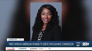 First African American woman to serve on planning commission