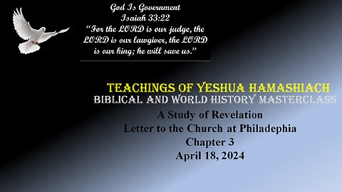 4-18-24 Study of Revelation Letter to Philadelphia
