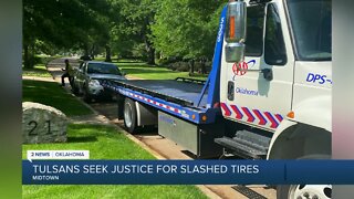 Several tires slashed in midtown Tulsa neighborhood