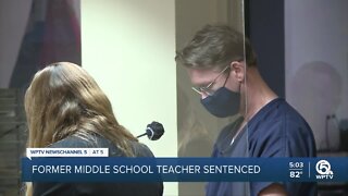 Former middle school teacher sentenced to 3 years in prison