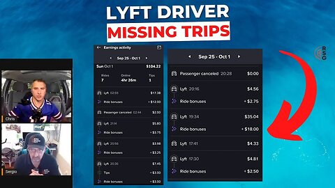 Lyft Trips Missing From Driver Receipts