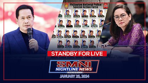 SMNI Nightline News with Admar Vilando and Jade Calabroso | January 25, 2024