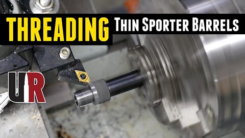 Threading a THIN Sporter Barrel for a Suppressor (30-06 Example)