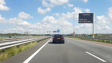 Dashcam Timelapse Drive: Schiphol to Amersfoort August 9 - 2023