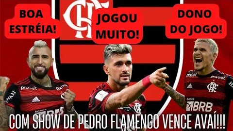 ATUAÇÕES DO FLAMENGO : VIDAL ESTRÉIA BEM, PEDRO E ARRASCAETA DECIDEM A VIRADA NA RESSACADA.