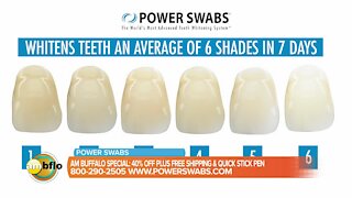 Power Swabs for beautiful white teeth