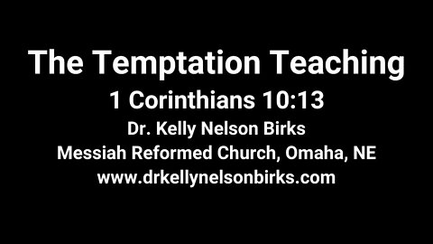 The Temptation Teaching, 1 Corinthians 10:13