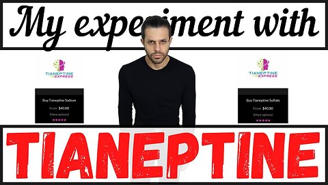 I Tried Tianeptine So You Don't Have To