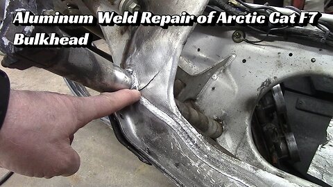 Aluminum Weld Repair of Arctic Cat F7 Bulkhead