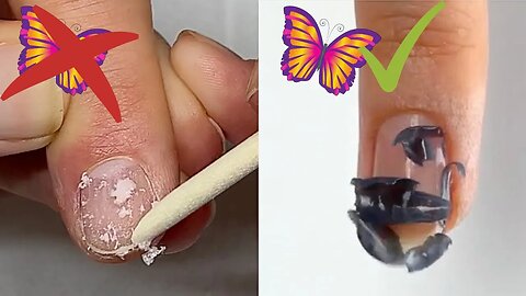 How to get the "Butterfly Removal" with CND Shellac? And why you shouldn't use clips.