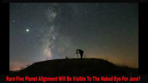 Rare Five Planet Alignment Will Be Visible In The Skies All Of June!