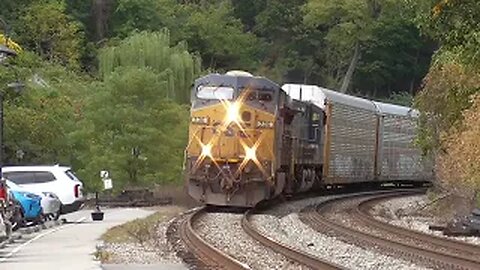 CSX M216 AutoRack Train From Harpers Ferry, West Virginia October 6, 2023