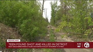 Teen found shot and killed in Detroit