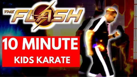 10 Minute Karate For Kids | Run With The Flash | Dojo Go (Week 29)