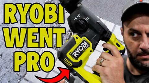 Ryobi Tool Just went PRO with This New Tool! The all new Ryobi HP Rotary Hammer is next level