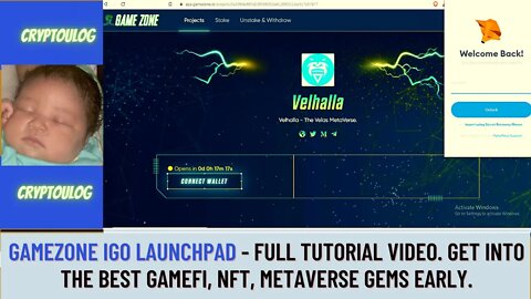 Gamezone IGO Launchpad - Full Tutorial Video. Get Into The Best Gamefi, NFT, Metaverse Gems Early.