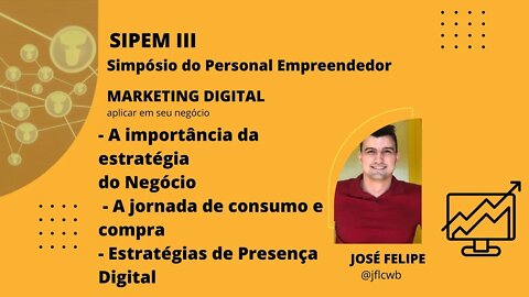 #1 SIPEM III - A importância da estratégia do Negócio, Presença Digital | José Felipe