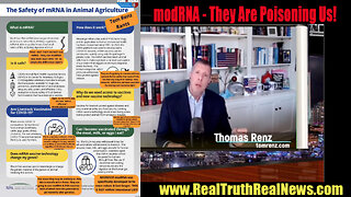 💉 Attorney Tom Renz: modRNA - They Are Poisoning Us - DNA is in the Vaccines With 40 TRILLION Spikes in Each Shot!