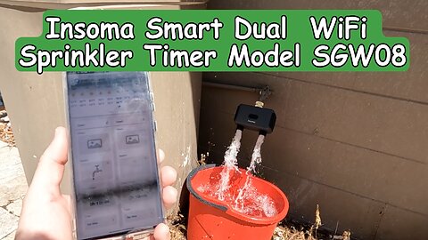 Insoma Smart Dual WiFi Sprinkler Timer Model SGW08, Unboxing And Full Review Tutorial