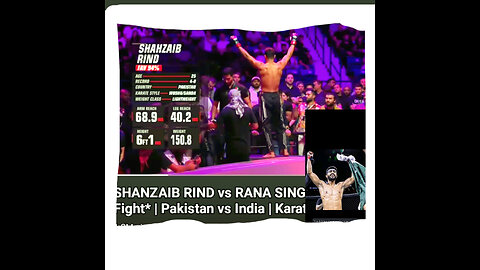 Pakistani boxer Shanzab rind v& Rana shingh Indian boxer..