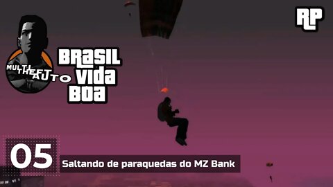 GTA RP MTA - 5 - Saltando de paraquedas do Maze Bank!