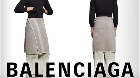 Critics Slammed Balenciaga For $925 Towel Skirt !