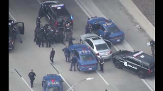 Police chase on I-696