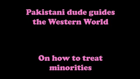 Treat your minorities equally.