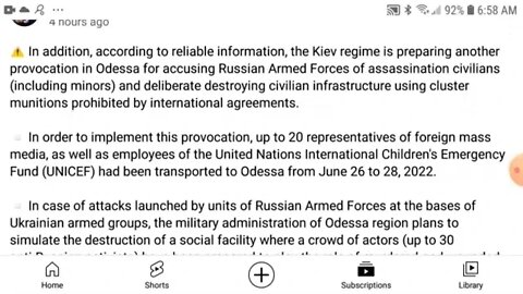 Coincidence? Russia's Defence Department Predicted a False Flag Attack in Odesa and Then it Happened