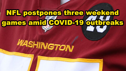 NFL postpones three weekend games amid COVID-19 outbreaks - Just the News Now with Madison Foglio