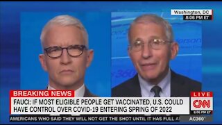 Fauci Thinks COVID Will Be Under Control By This Date if Majority Get Vaccinated
