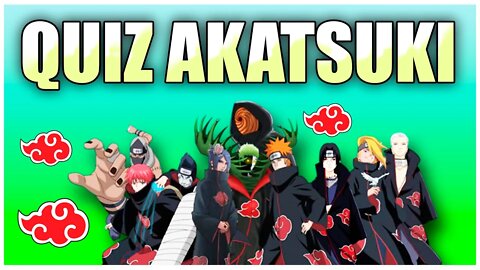 Quiz Akatsuki - 10 Perguntas Sobre a Akatsuki - Quiz Naruto