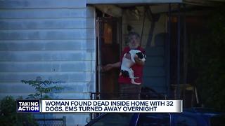 Woman found dead in home with dogs