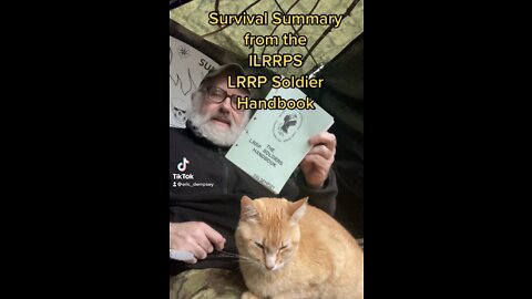 Survival summary from the ILRRPS LRRP Soldier’s Handbook