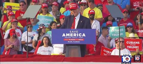 Donald Trump campaigns for Marco Rubio at event in Miami-Dade