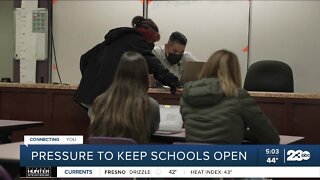 Schools facing pressure to keep classrooms open
