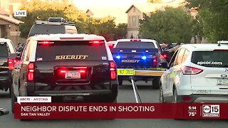 Neighbor dispute ends in shooting in San Tan Valley