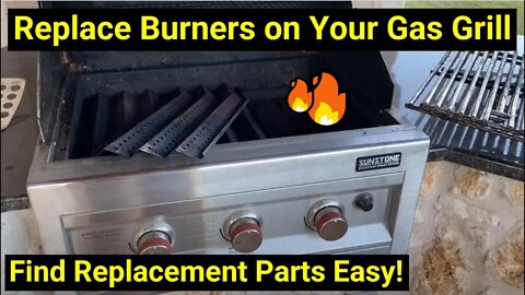 Replace 🔥Burners on Your BBQ Gas Grill ● Find DIY Replacement Parts
