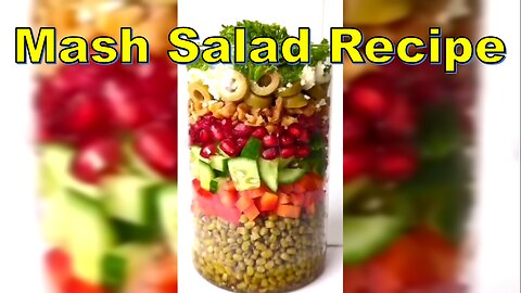 Mash Salad Magic: A Fresh Twist on Greens- سالاد ماش #MashSalad #HealthyEating #FreshRecipes