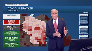 Wisconsin sees record daily number of COVID-19 cases on Monday