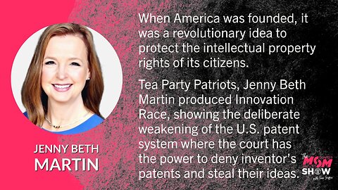 Ep. 362 - Jenny Beth Martin Discusses Deliberate Catastrophic Weakening of the U.S. Patent System