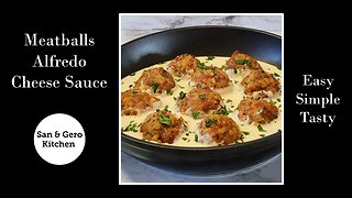 Meatballs in Alfredo Cheese Sauce Recipe