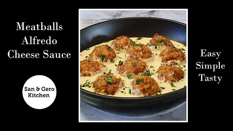 Meatballs in Alfredo Cheese Sauce Recipe