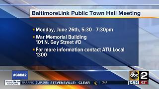 BaltimoreLink town hall scheduled for Monday night
