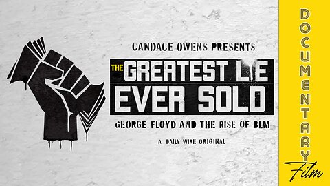 (Sun, May 12 @ 4:30p CST/5:30p EST) Documentary: Greatest Lie Ever Sold
